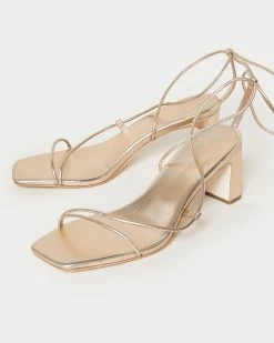 Loeffler Randall Cosette Champagne Ankle Wrap Heel 7 Loeffler Randall Cosette Champagne Ankle Wrap Heel -Outlet Velin Studio Store COSETTE N CHMPN 3 1