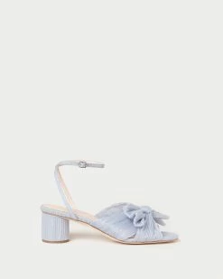 Loeffler Randall Dahlia Blue Pleated Bow Heel -Outlet Velin Studio Store DAHILA PLFA BLUE 2 f737e307 94c3 4b4a bc0b 3762c058ed63