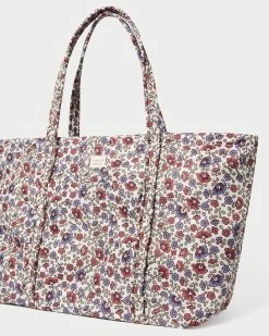 Loeffler Randall Dina Geo Floral Travel Tote -Outlet Velin Studio Store DINA NYLO GEOCF 2