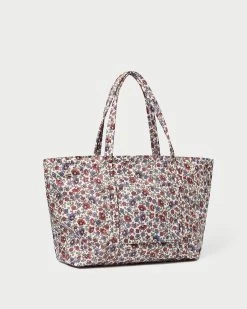 Loeffler Randall Dina Geo Floral Travel Tote -Outlet Velin Studio Store DINA NYLO GEOCF 3