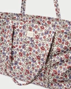 Loeffler Randall Dina Geo Floral Travel Tote -Outlet Velin Studio Store DINA NYLO GEOCF 4