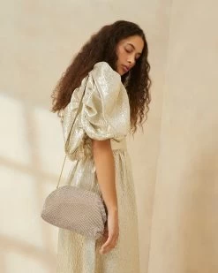 Loeffler Randall Doreen Gold Diamanté Frame Pouch -Outlet Velin Studio Store DOREEN DIAM GOLD 2277