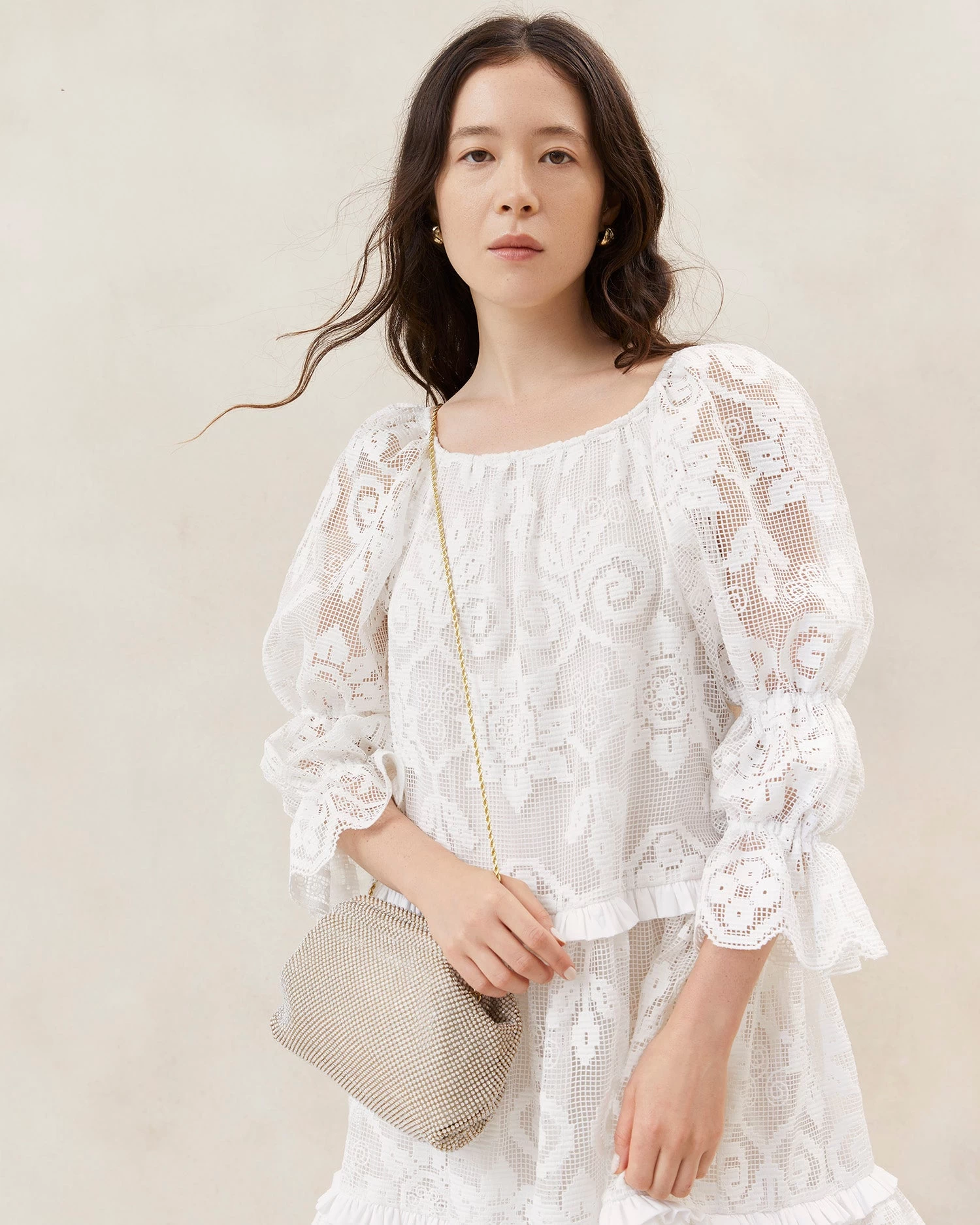 Loeffler Randall Doreen Opal Diamanté Frame Pouch 5 Loeffler Randall Doreen Opal Diamanté Frame Pouch - Image 5