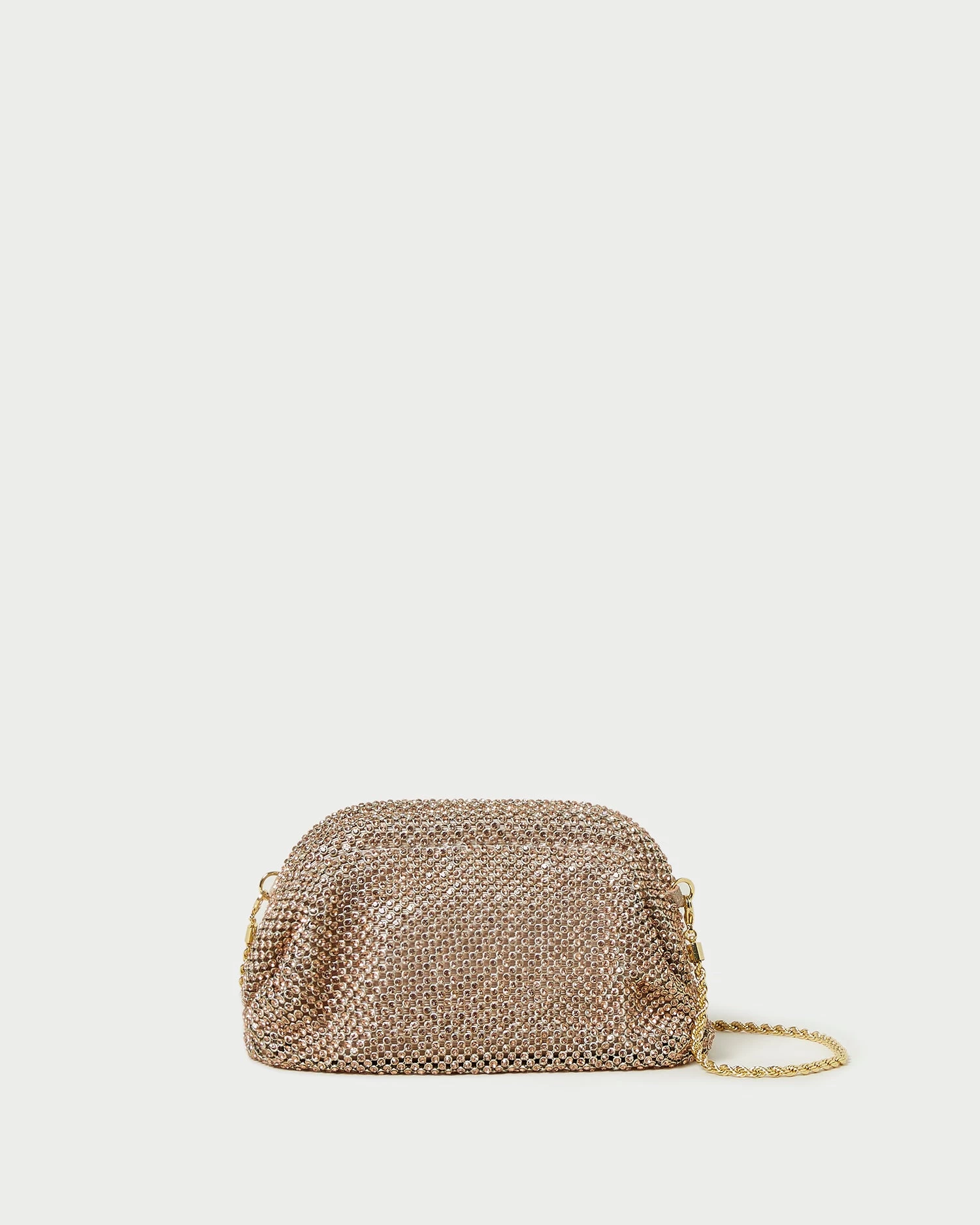 Loeffler Randall Doris Peach Diamanté Mini Pouch 1 Loeffler Randall Doris Peach Diamanté Mini Pouch