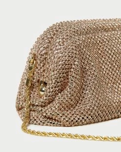 Loeffler Randall Doris Peach Diamanté Mini Pouch 8 Loeffler Randall Doris Peach Diamanté Mini Pouch -Outlet Velin Studio Store DORIS DIAM LTPEA 4