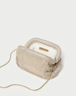 Loeffler Randall Doris Opal Diamanté Mini Pouch -Outlet Velin Studio Store DORIS DIAM OPAL 4