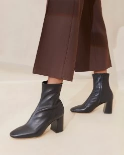 Loeffler Randall Elise Black Stretch Bootie 5 Loeffler Randall Elise Black Stretch Bootie -Outlet Velin Studio Store ELISE BLACKRESHOOT 026copy