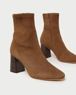 Loeffler Randall Elise Cacao Stretch Bootie -Outlet Velin Studio Store ELISE SS CACAO 3