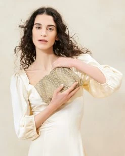 Loeffler Randall Ember Hay DiamantéGathered Clutch 9 Loeffler Randall Ember Hay DiamantéGathered Clutch -Outlet Velin Studio Store EMBER DIAM HAY 006copy