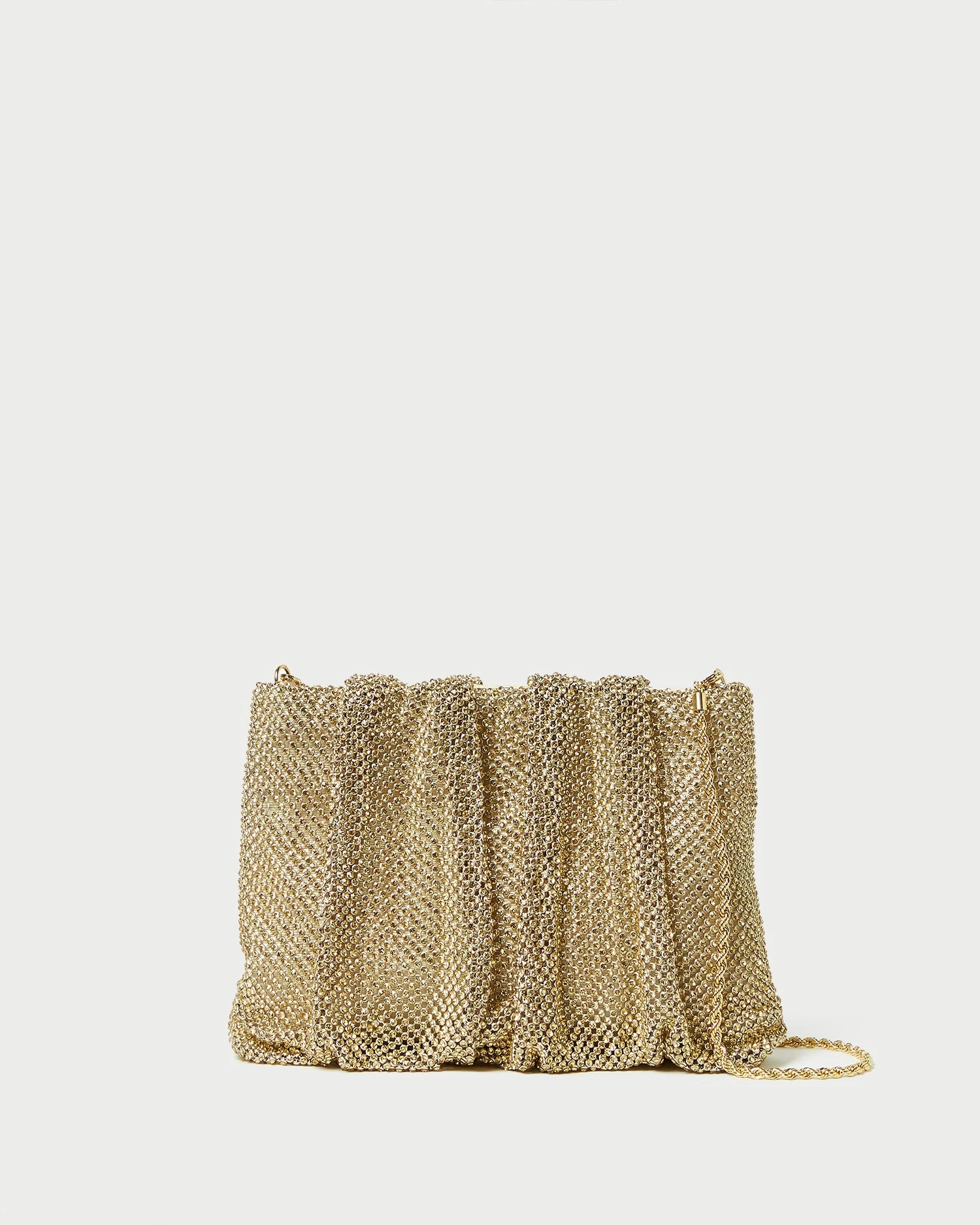 Loeffler Randall Ember Hay DiamantéGathered Clutch 1 Loeffler Randall Ember Hay DiamantéGathered Clutch