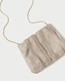 Loeffler Randall Ember Opal Diamanté Gathered Clutch -Outlet Velin Studio Store EMBER DIAM OPAL 4