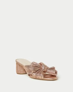 Loeffler Randall Emilia Dune Pleated Bow Heel