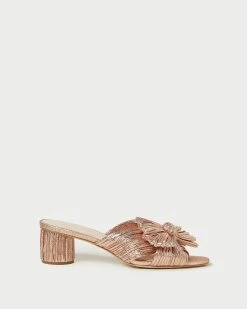 Loeffler Randall Emilia Dune Pleated Bow Heel -Outlet Velin Studio Store EMILIA PLA DUNE 2