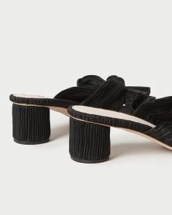 Loeffler Randall Emilia Black Pleated Bow Heel 8 Loeffler Randall Emilia Black Pleated Bow Heel -Outlet Velin Studio Store EMILIA PLFA BLACK 4 1