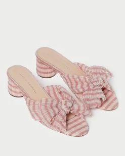 Loeffler Randall Emilia Pink Gingham Bow Heel -Outlet Velin Studio Store EMILIA PLFA SPKGI 3