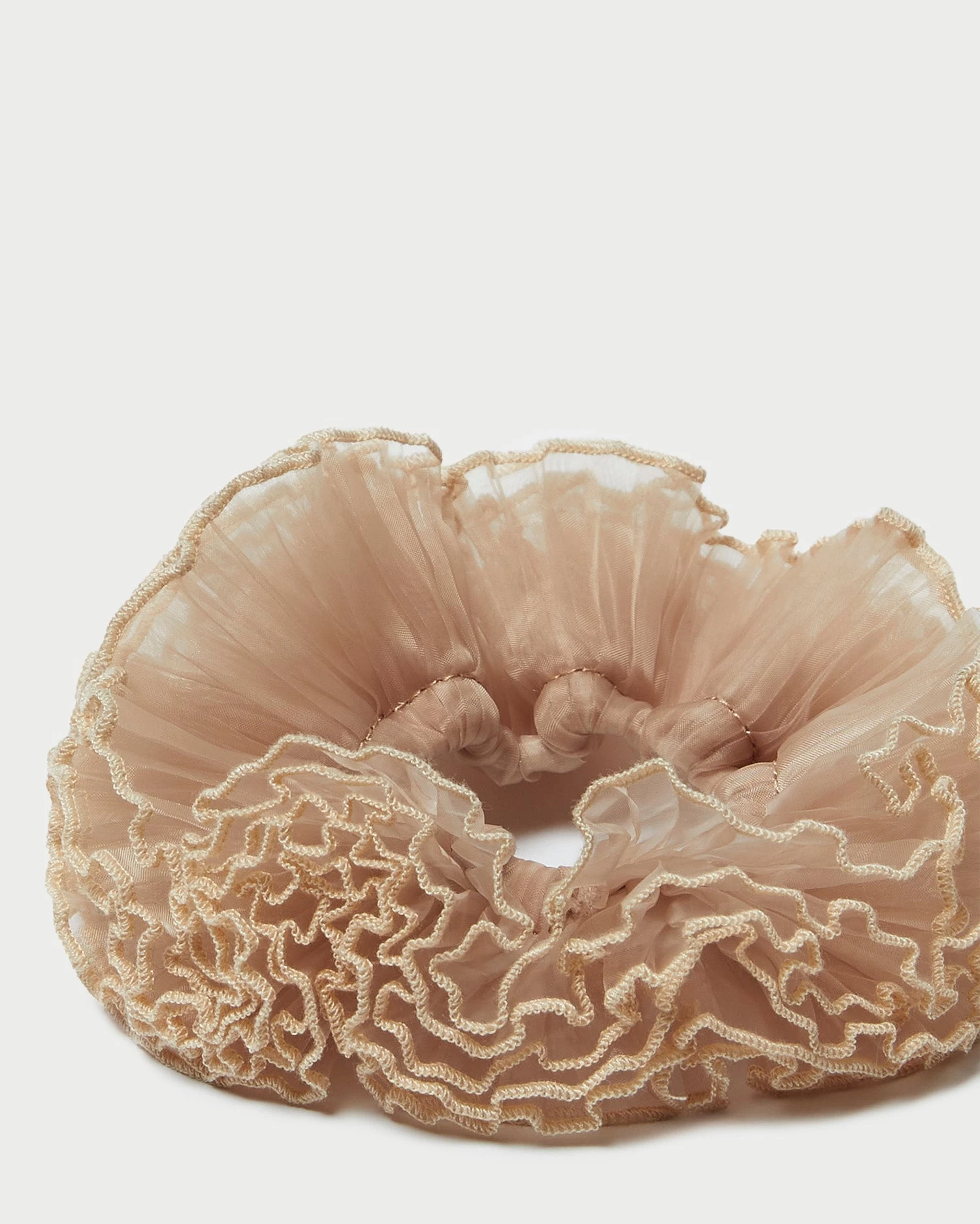 Loeffler Randall Emmy Beauty Pleated Layer Scrunchie 2 Loeffler Randall Emmy Beauty Pleated Layer Scrunchie - Image 2