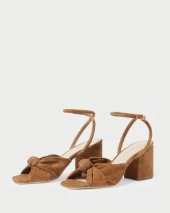 Loeffler Randall Fiamma Cacao Knot Mid-Heel Sandal 7 Loeffler Randall Fiamma Cacao Knot Mid-Heel Sandal -Outlet Velin Studio Store FIAMMA KS KAKAO 3