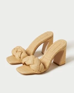 Loeffler Randall Freya Natural Braided Curve Mule -Outlet Velin Studio Store FREYA R NATRL 4 1