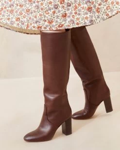 Loeffler Randall Goldy Espresso Tall Boot -Outlet Velin Studio Store GOLDY ESPRESSORESHOOT 031copy