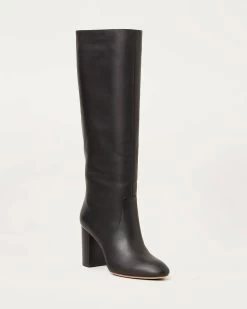Loeffler Randall Goldy Black Tall Boot