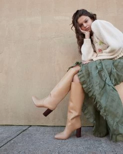 Loeffler Randall Goldy Khaki Tall Boot -Outlet Velin Studio Store GOLDY VA KHAKI 5