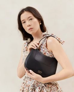 Loeffler Randall Greta Black Round Shoulder Bag -Outlet Velin Studio Store GRETA VA BLACK 048copy