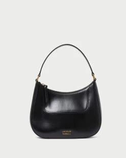 Loeffler Randall Greta Black Round Shoulder Bag