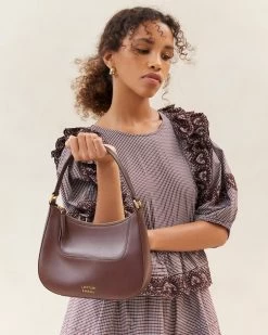 Loeffler Randall Greta Espresso Round Shoulder Bag -Outlet Velin Studio Store GRETA VA ESPRE 045copy