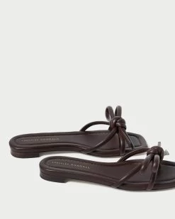 Loeffler Randall Hadley Chocolate Bow Sandal -Outlet Velin Studio Store HADLEY N CHOKO 4