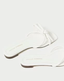 Loeffler Randall Hadley White Bow Sandal -Outlet Velin Studio Store HADLEY N WHITE 3 72794ee5 5a85 4e02 b55b 126c2911c745