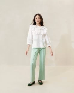 Loeffler Randall Jeanne Pistachio Trouser