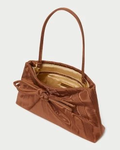 Loeffler Randall Iona Nutmeg Puffed Bow Clutch -Outlet Velin Studio Store IONA MO NUTMG 4