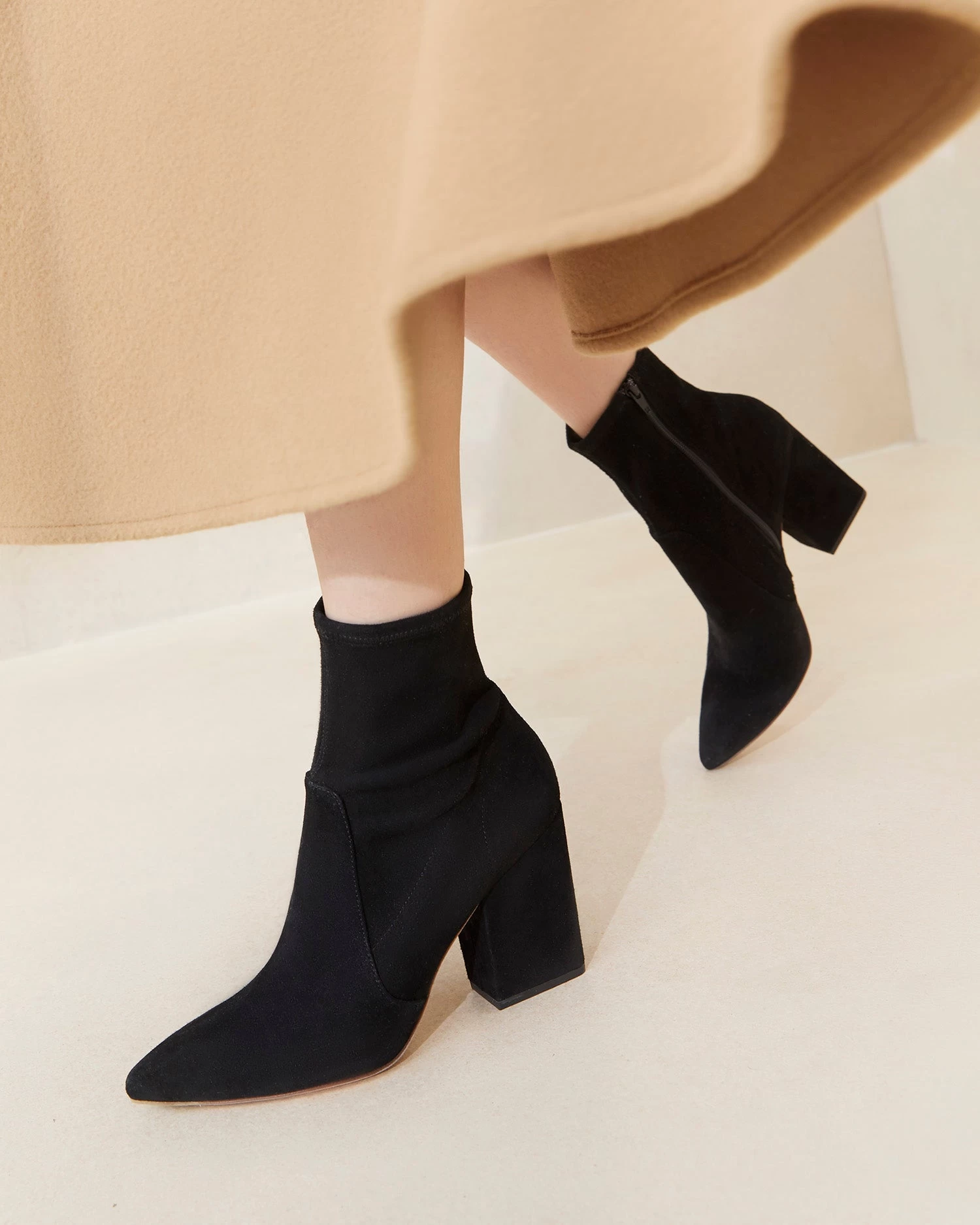 Loeffler Randall Isla Black Suede Slim Ankle Bootie 5 Loeffler Randall Isla Black Suede Slim Ankle Bootie - Image 5