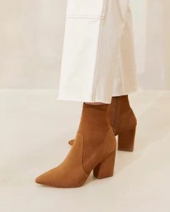 Loeffler Randall Isla Cacao Suede Slim Ankle Bootie 9 Loeffler Randall Isla Cacao Suede Slim Ankle Bootie -Outlet Velin Studio Store ISLA CACAORESHOOT 039copy