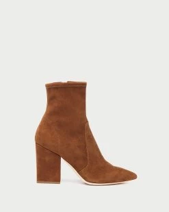 Loeffler Randall Isla Cacao Suede Slim Ankle Bootie 6 Loeffler Randall Isla Cacao Suede Slim Ankle Bootie -Outlet Velin Studio Store ISLA SS CACAO 2