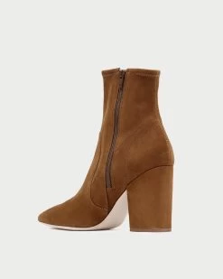 Loeffler Randall Isla Cacao Suede Slim Ankle Bootie 8 Loeffler Randall Isla Cacao Suede Slim Ankle Bootie -Outlet Velin Studio Store ISLA SS CACAO 4