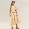 Loeffler Randall Ivee Parchment Heart Broderie Dress