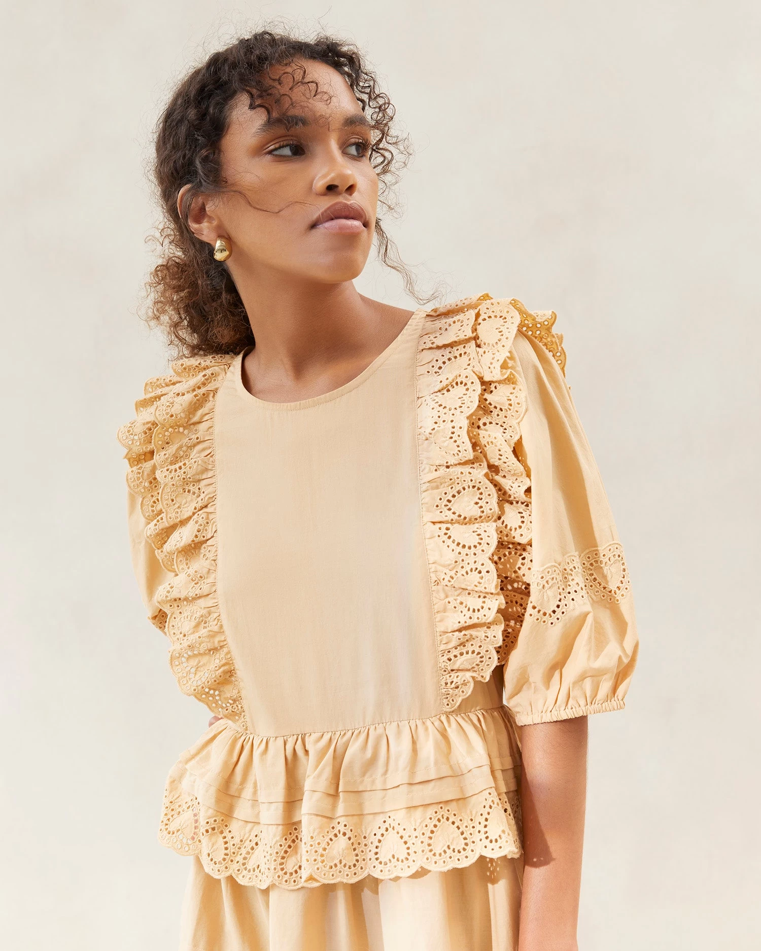 Loeffler Randall Ivee Parchment Heart Broderie Dress 2 Loeffler Randall Ivee Parchment Heart Broderie Dress - Image 2