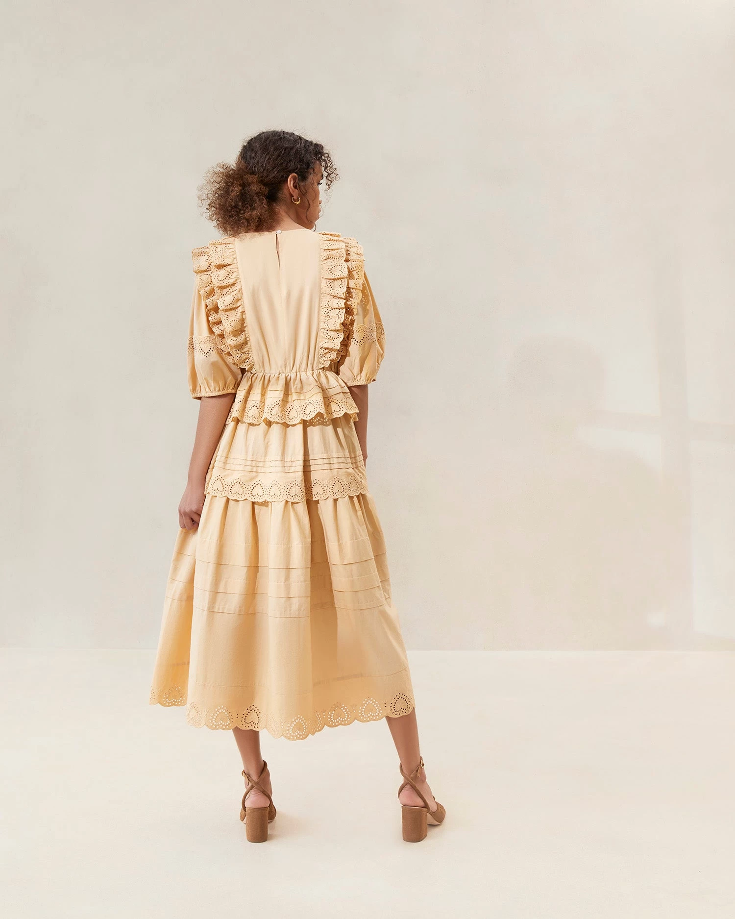 Loeffler Randall Ivee Parchment Heart Broderie Dress 3 Loeffler Randall Ivee Parchment Heart Broderie Dress - Image 3