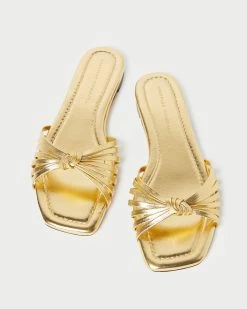 Loeffler Randall Izzie Gold Knot Sandal -Outlet Velin Studio Store IZZIE MGCF GOLD 3