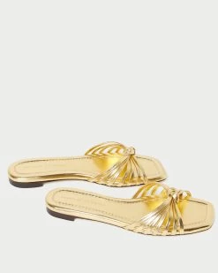 Loeffler Randall Izzie Gold Knot Sandal -Outlet Velin Studio Store IZZIE MGCF GOLD 4