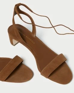 Loeffler Randall Jackie Cacao Mid Heel Sandal -Outlet Velin Studio Store JACKIE KS CACAO 4