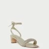 Loeffler Randall Jackie Cappuccino Mid Heel Sandal