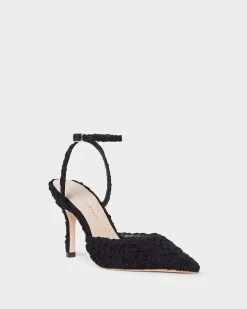 Loeffler Randall Jaden Black Pointed-Toe Pump