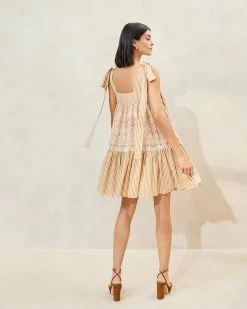 Loeffler Randall Janie Floral/Stripe Ruffle-Hem Dress 5 Loeffler Randall Janie Floral/Stripe Ruffle-Hem Dress -Outlet Velin Studio Store JANIE SCTN BRFLS 099copy 39ade620 e98f 4864 91f6 4a70a9225280