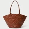 Loeffler Randall Kai Timber Woven Leather Tote