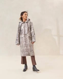 Loeffler Randall Kat Leopard Rain Coat