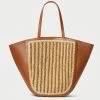 Loeffler Randall Katia Natural/Brown Winged Tote
