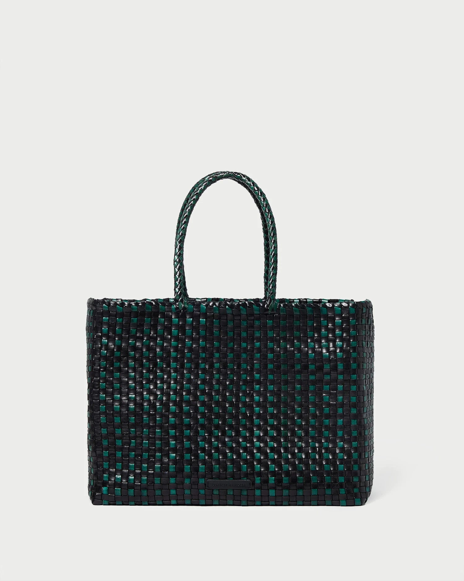 Loeffler Randall Klara Forest/Black Woven Tote 1 Loeffler Randall Klara Forest/Black Woven Tote