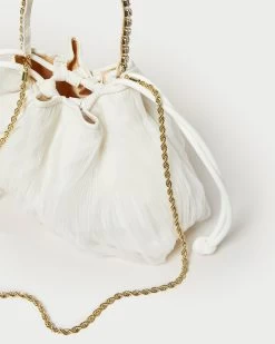 Loeffler Randall Layne Pearl/Rhinestone Pleated Pouch 8 Loeffler Randall Layne Pearl/Rhinestone Pleated Pouch -Outlet Velin Studio Store LAYNE PLFA PEARL 4
